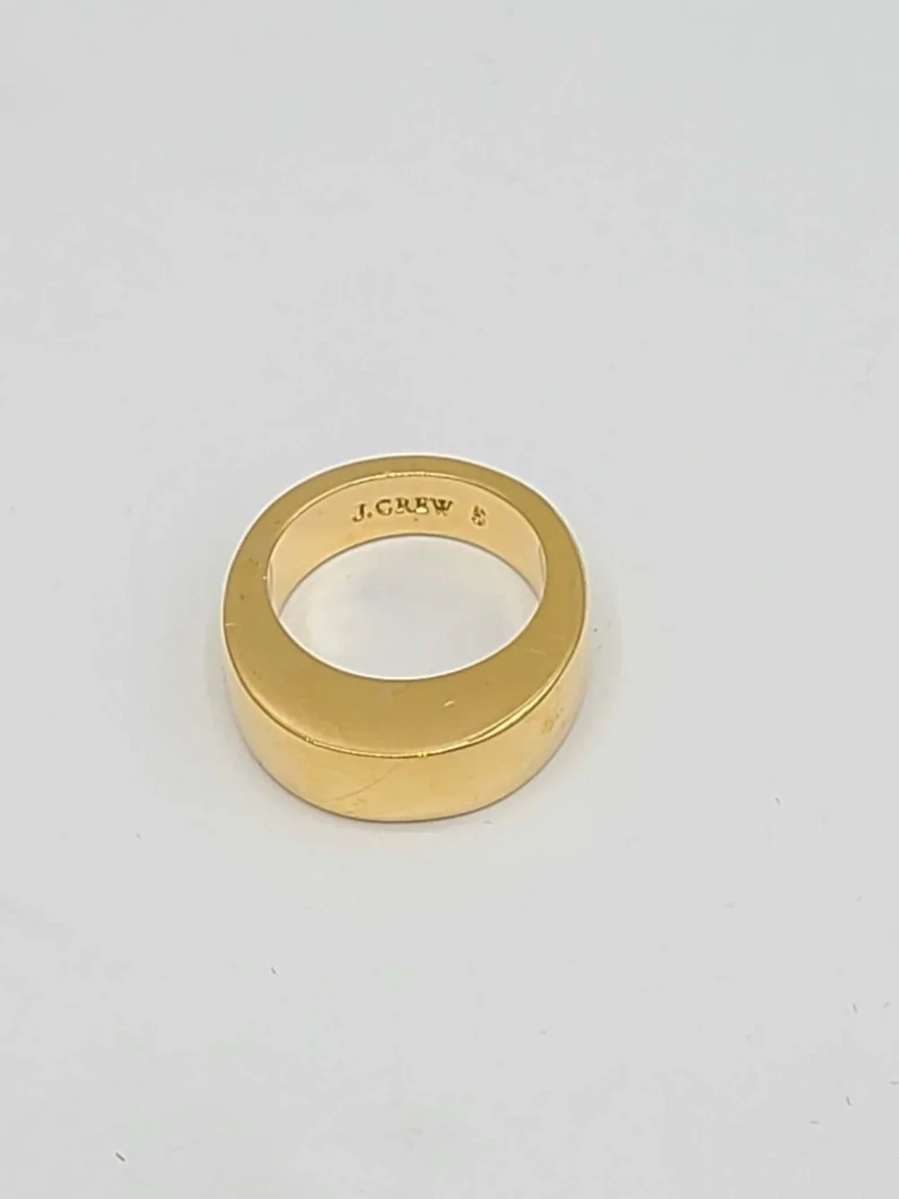J Crew Yellow Off White Resin Bubble Ring size 8 NWOT